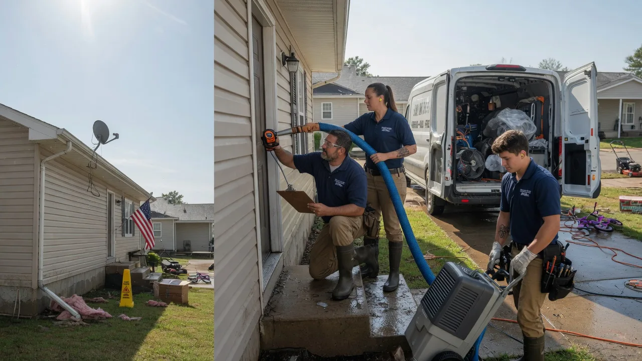 Ceiling Water Damage Restoration in Graysville, OH near me